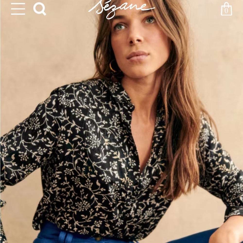 Sezane Ann top